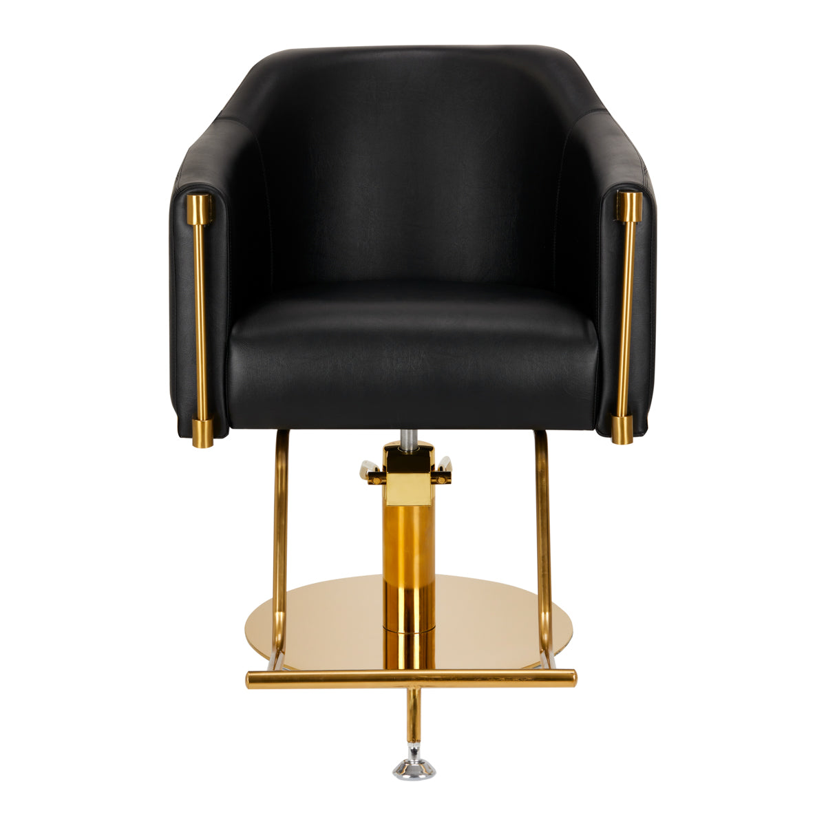 Hairdressing chair Burgos black gold - BVShop