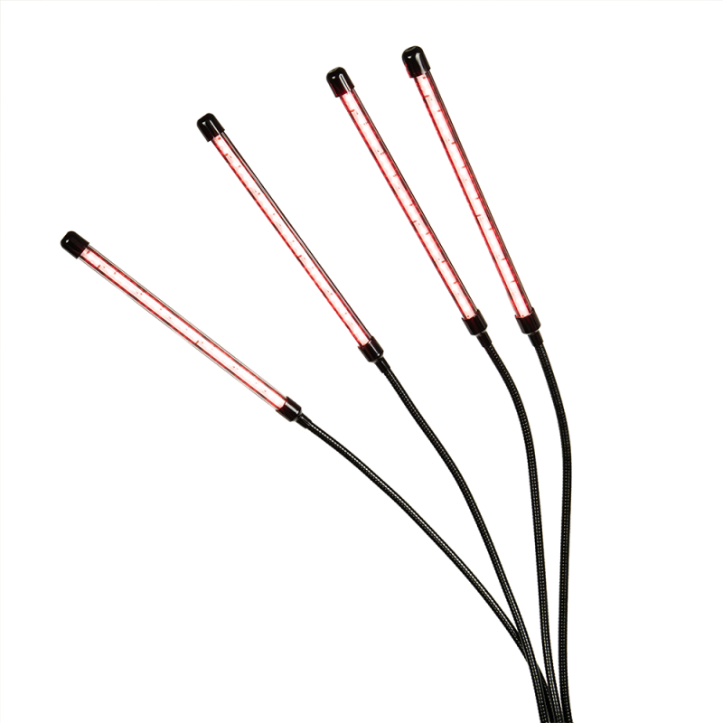 Infraraudonųjų spindulių šviesa su 4 panelėmis