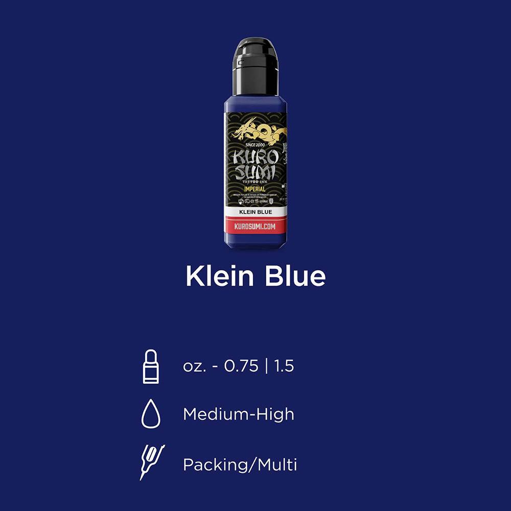 Kuro Sumi Imperial Tattoo Ink Klein Blue - BVShop
