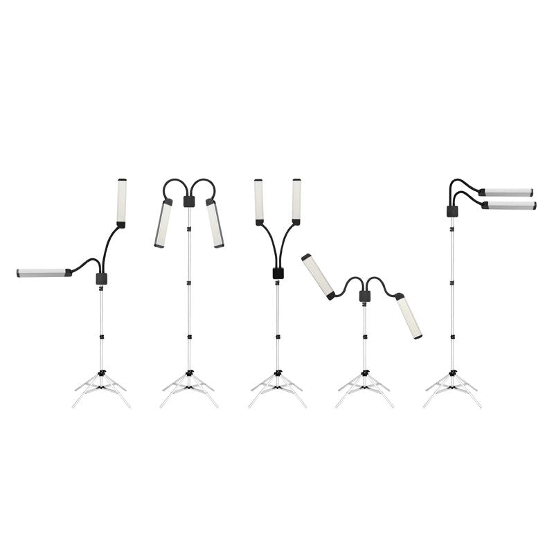 Professional two-arm LED lamp for salon and studio content creation