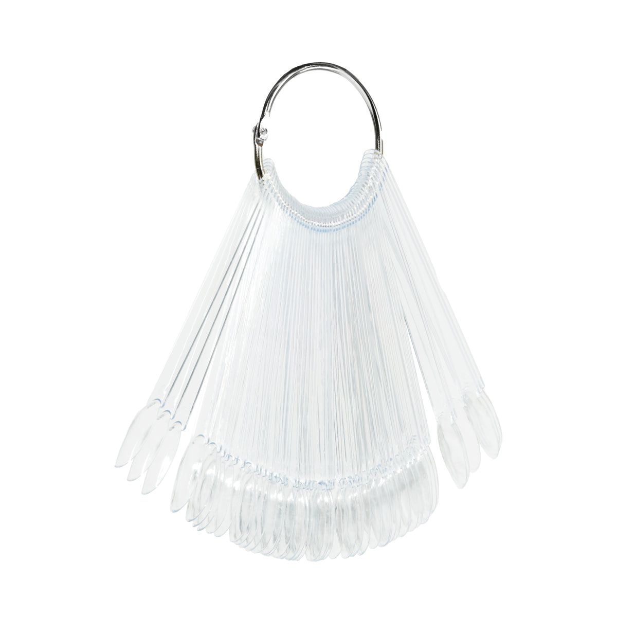 Nail polish sample on a wheel 50 pcs. WZ2 transparent - BVShop