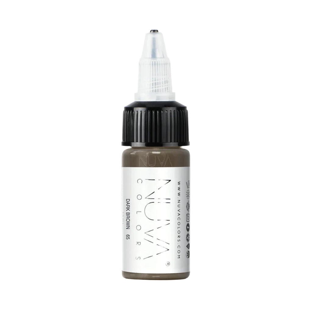 Nuva Colors Eyebrow Pigments 65 DARK BROWN 15ml - BVShop
