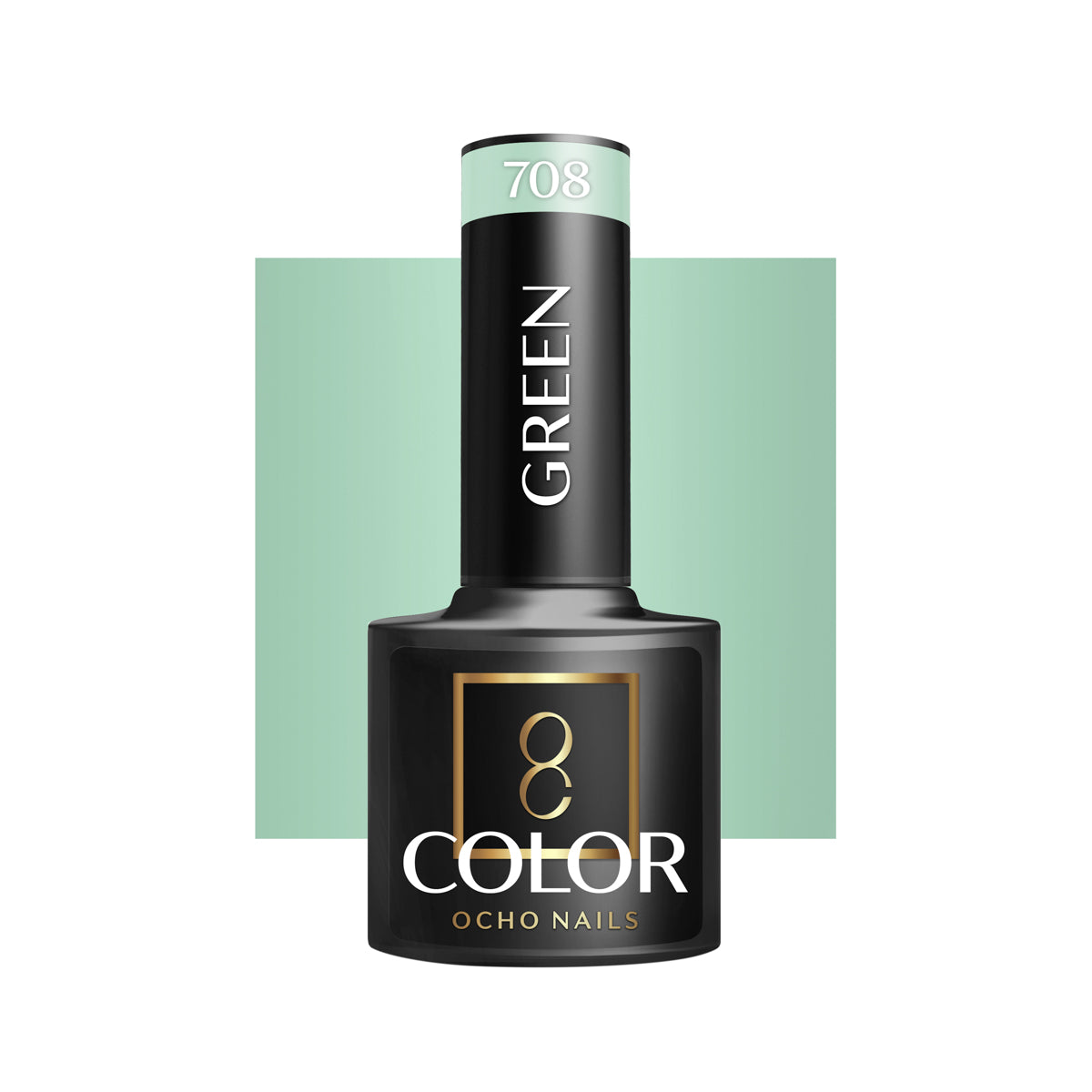 OCHO NAILS Hybrid nail polish green 708 -5 g - BVShop