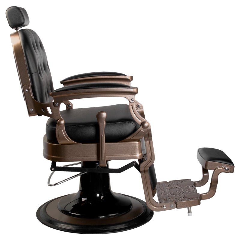 Old Ernesto Black Barber Chair Gabbiano - BVShop