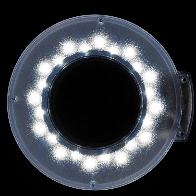 Set of armchair 210 + led magnifier lamp S5 + stool 302 - BVShop