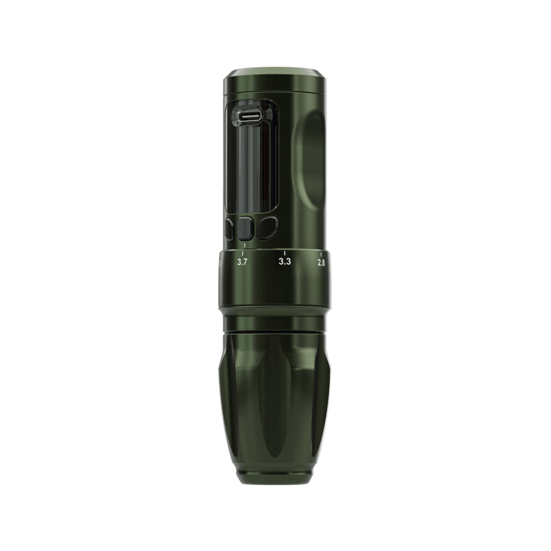 Stigma Chroma Wireless Tattoo Machine Army Green - BVShop