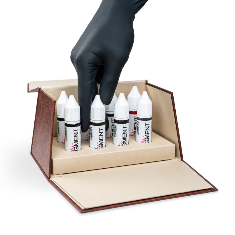 The Pigment PMU Brows Pigmentų Rinkinys (8×15ml)