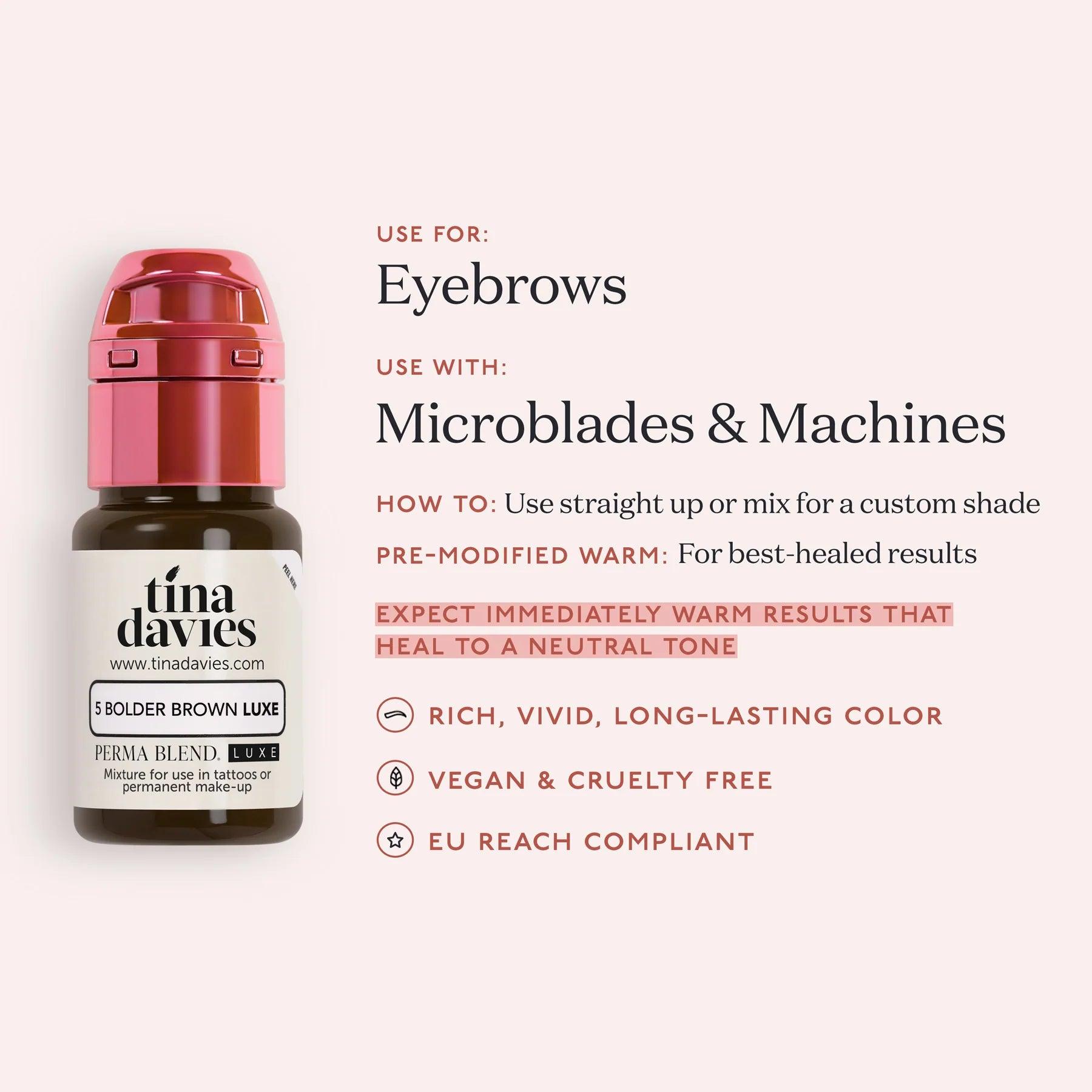 Tina Davies LUXE Bolder Brown Pigments 15ml - BVShop