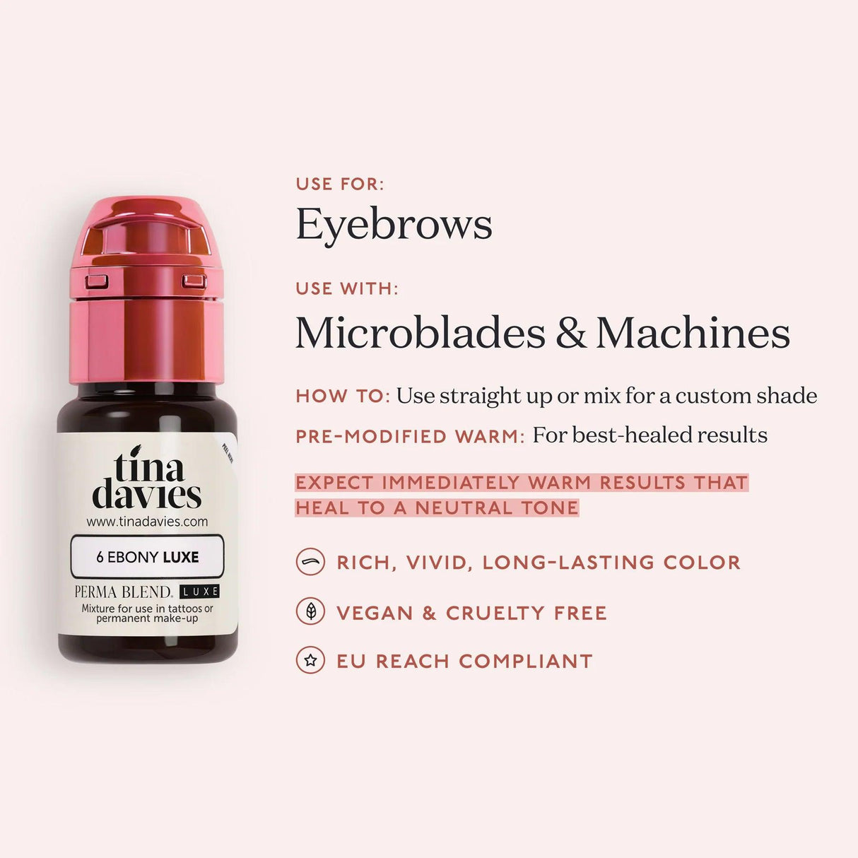 Tina Davies LUXE Ebony Pigments 15ml - BVShop