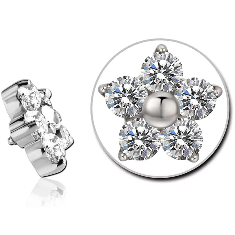 Titano žiedas Gėlė