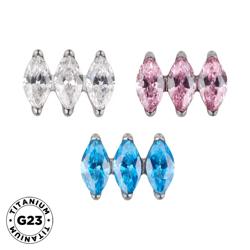 Titano žiedas lygiagretus markizė