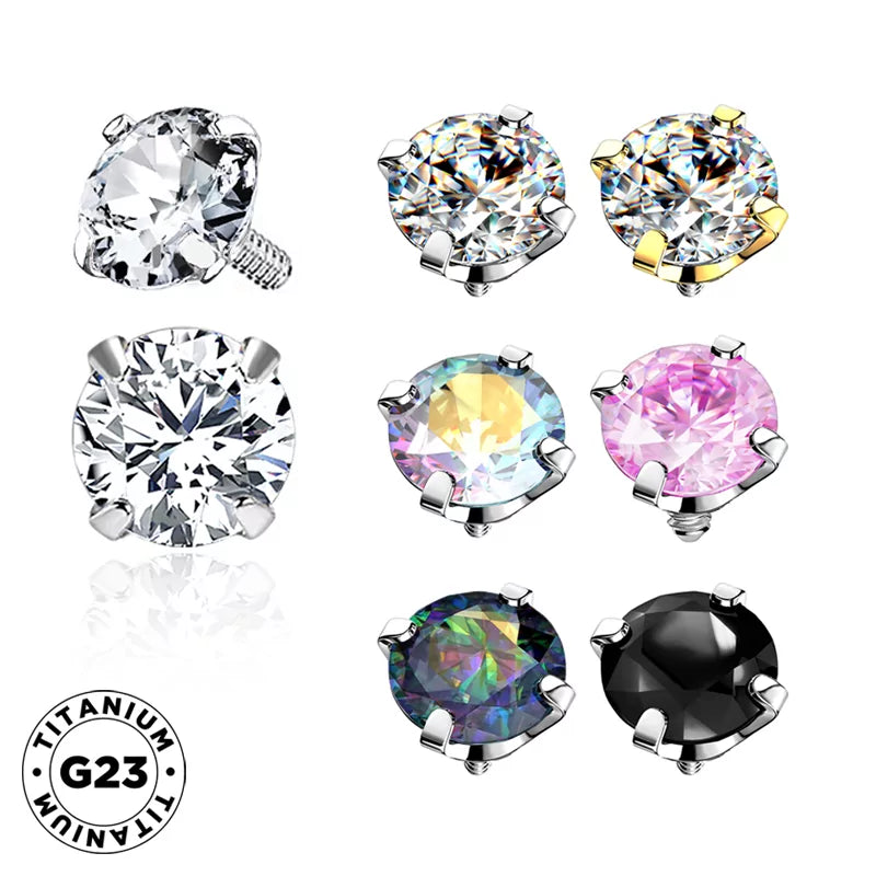 Titano žiedų patarimai su cirkonio apvadu