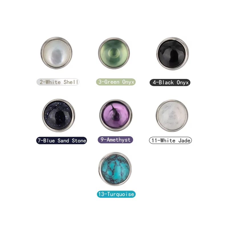 Titano antgaliai su pusiau rėmeliu