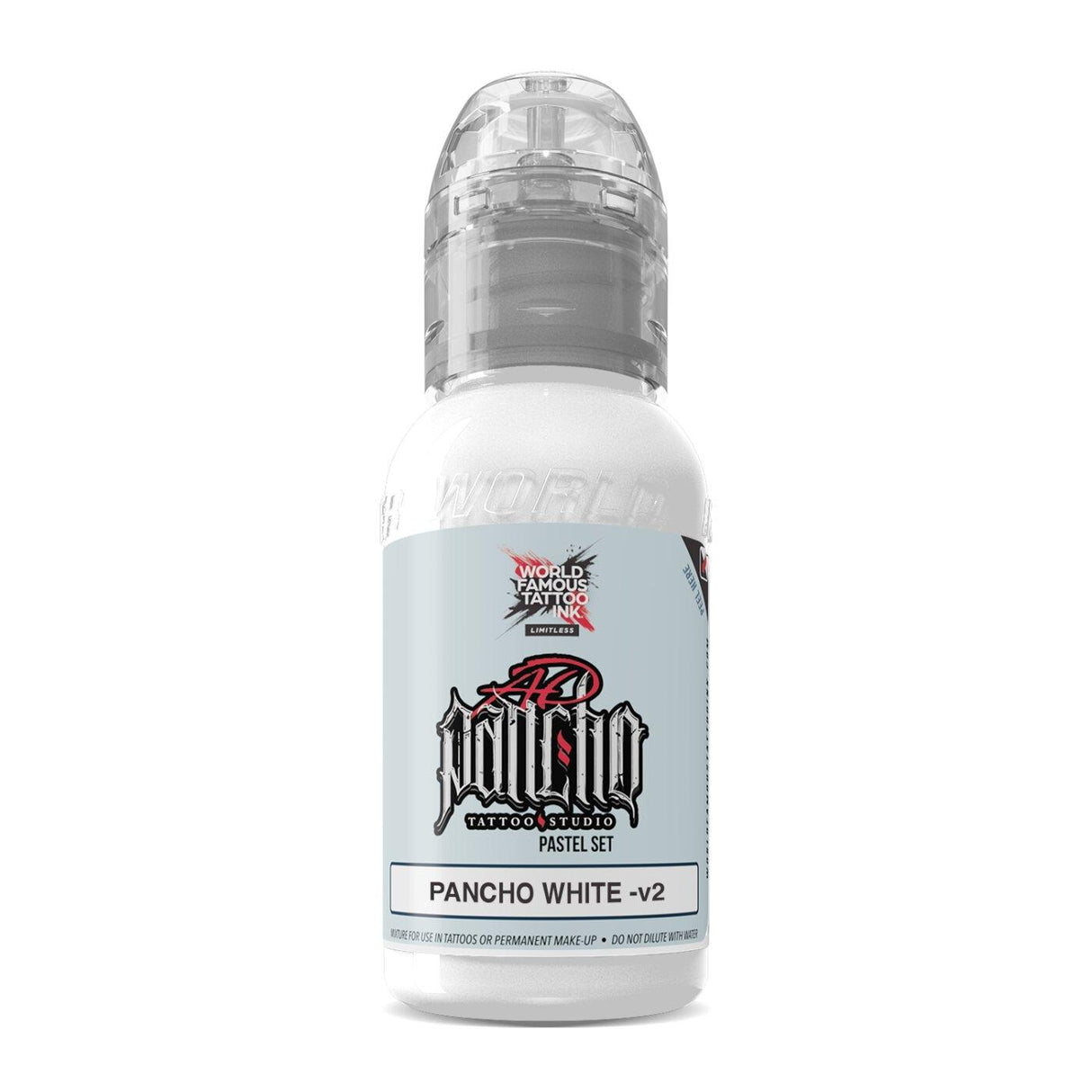 World Famous Limitless Tattoo Ink AD Pancho White v2 30ml - BVShop