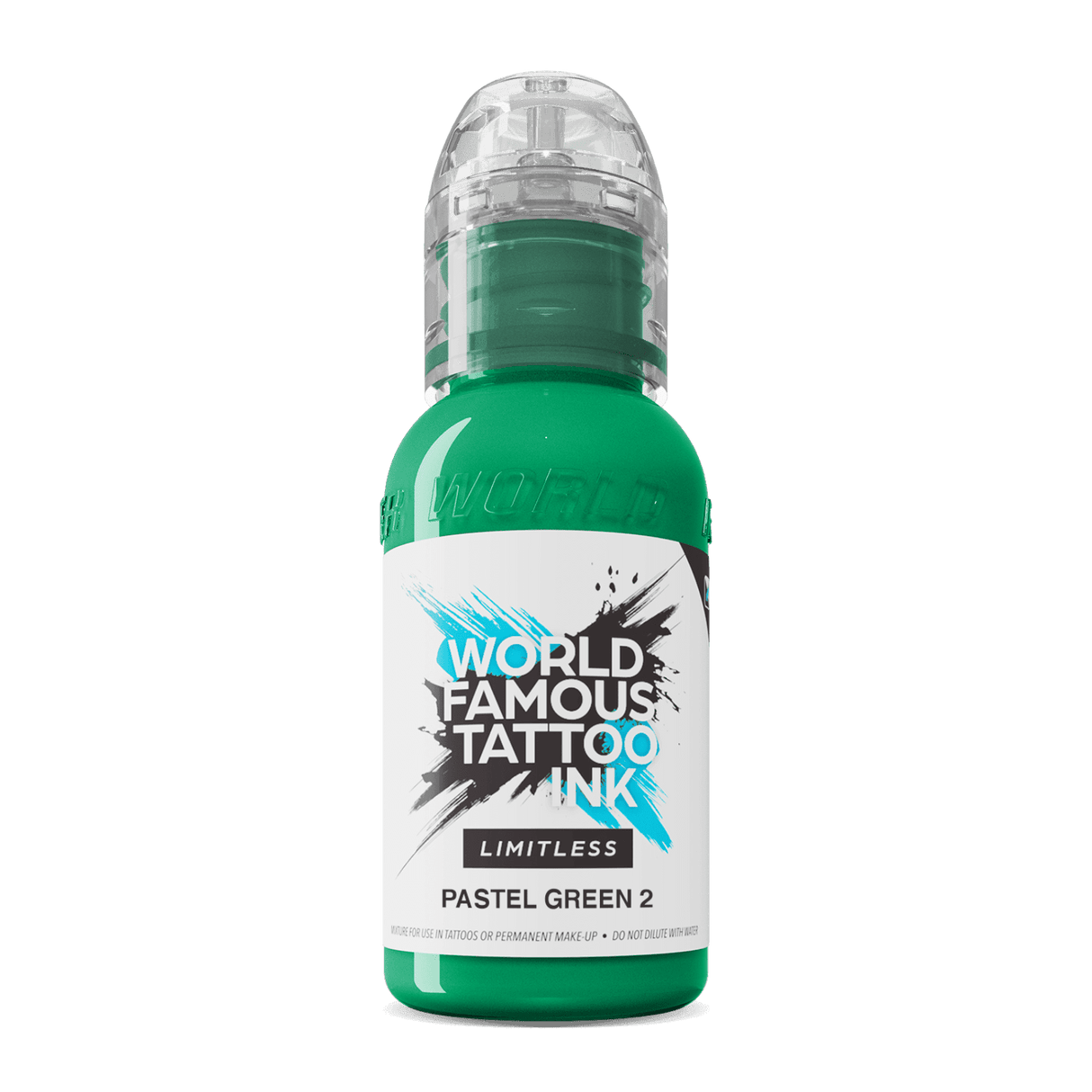 World Famous Limitless Tattoo Ink Pastel Green 2 30ml - BVShop