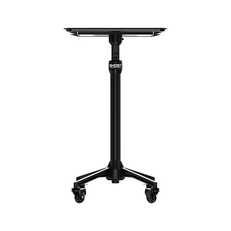 Ghost Mr. Skelly portable tattoo workstation assembled – quick latch collar system for fast setup at tattoo conventions and guest spots