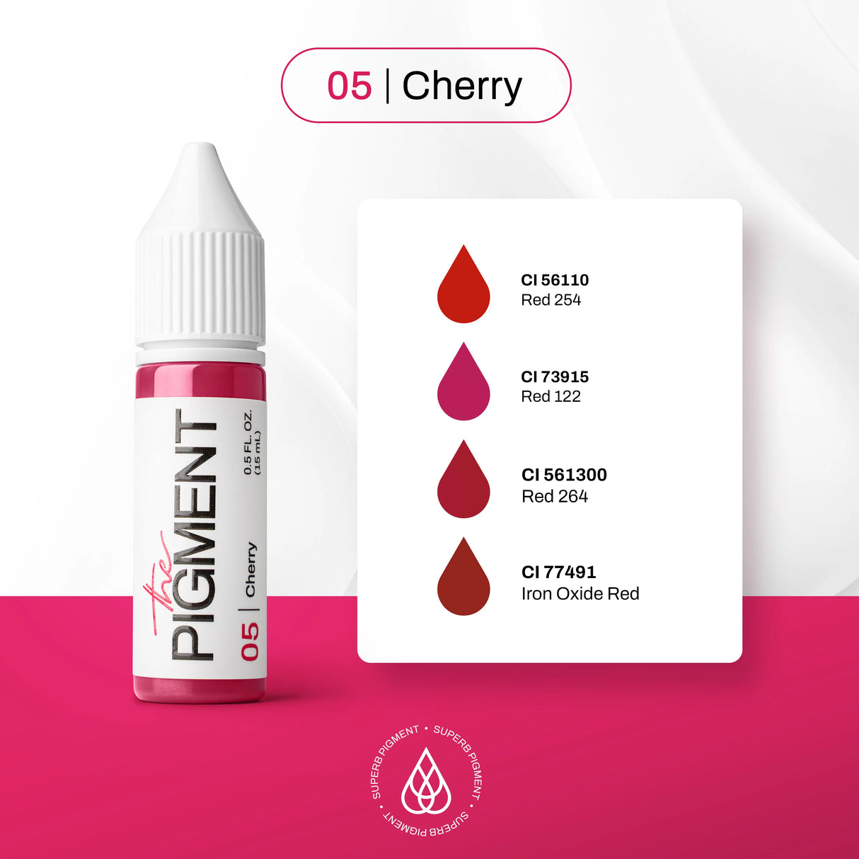 The Pigment 05 Cherry Pigmentas (15ml)