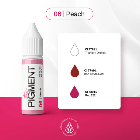 The Pigment 06 Peach Pigment (15ml) - BVShop