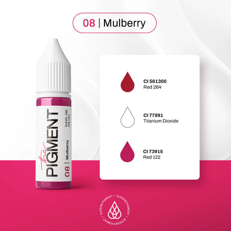 The Pigment 08 Mulberry Pigment (15ml) - BVShop