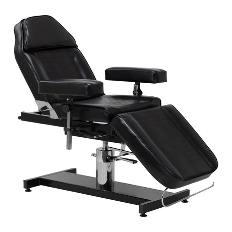 Pro Ink 210DH black tattoo client chair with hydraulic lift