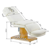 Sillon Cloud cream electric beauty chair with remote and power supply