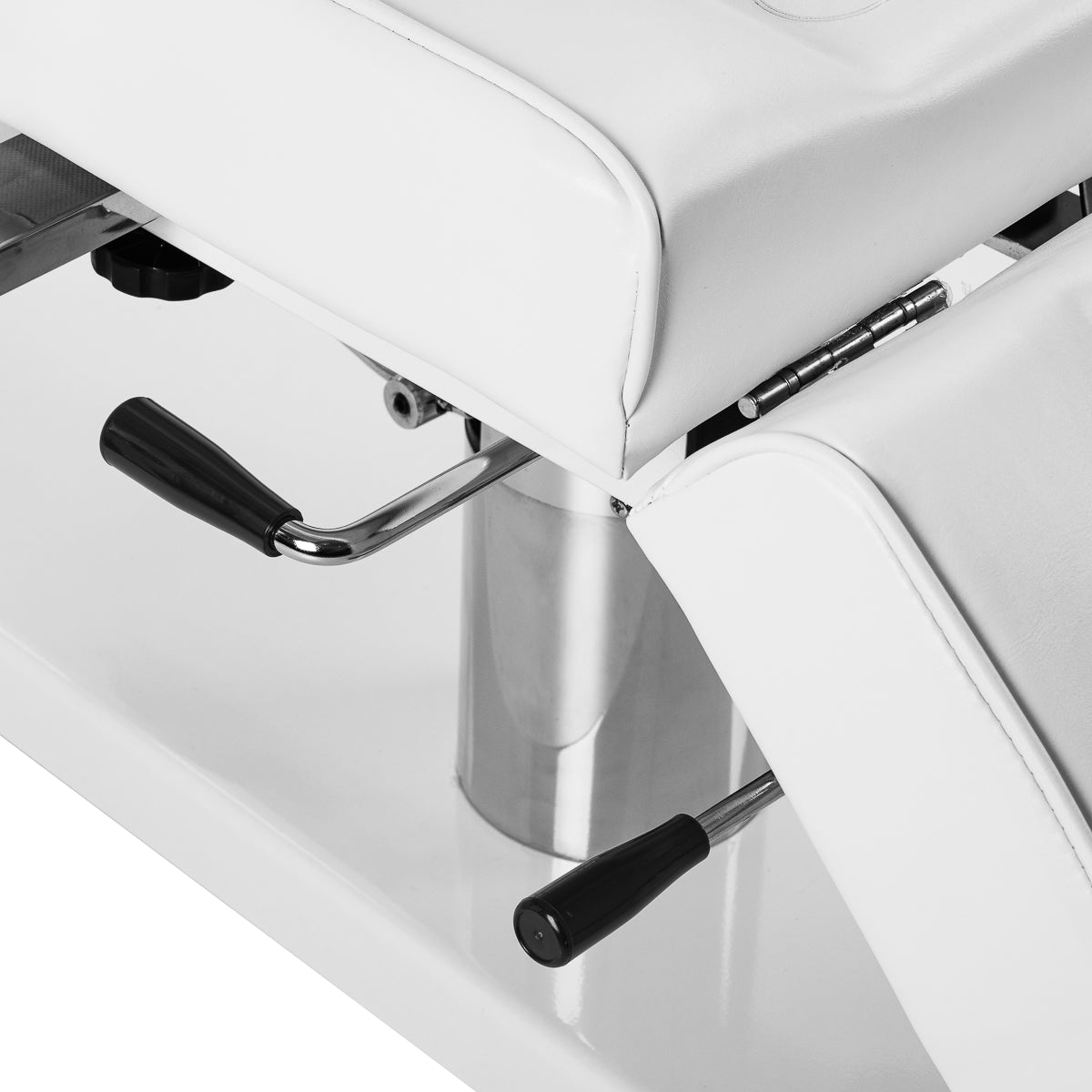 White cosmetic hydraulic chair SILLON Sillon A 210DH with cradle, beauty salon furniture for professional spa or salon use