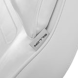 White hydraulic beauty salon chair SILLON Sillon A 210DH with cradle, adjustable for cosmetic and hair treatments.