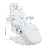 Azzurro Lux cosmetic chair 3m white - BVShop