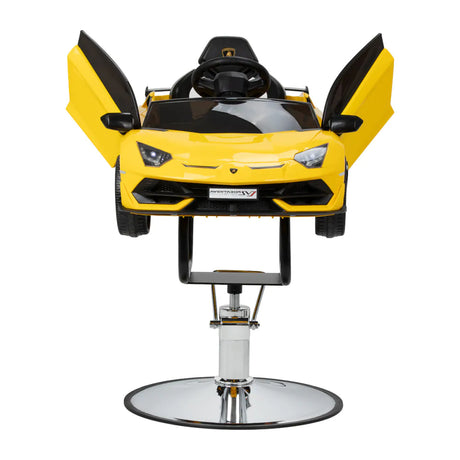 Kids hairdressing chair Gabbiano Lamborghini car shaped seat