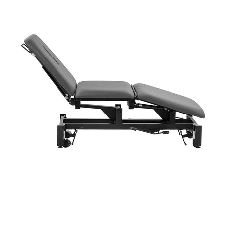 Grey synthetic leather upholstery on Balance Solidum 3 massage table