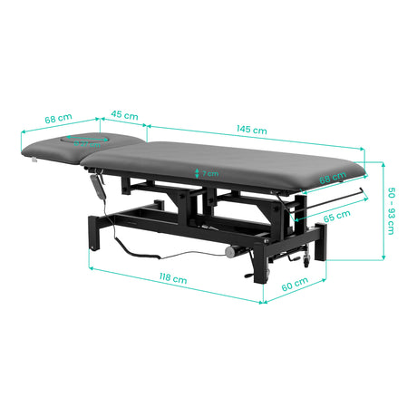BALANCE Eso 2 electric massage table dimensions
