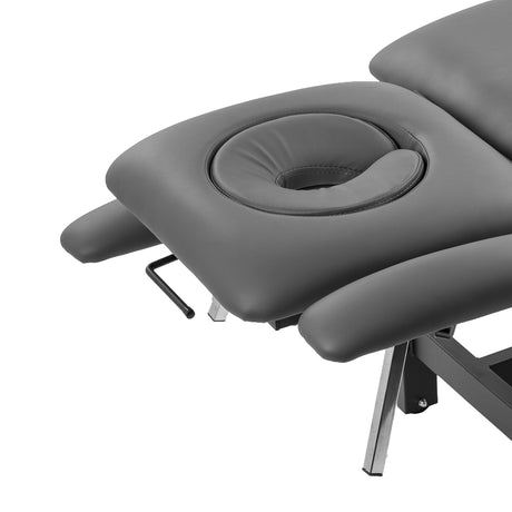 BALANCE Eso 4 grey massage table with face opening and soft padding
