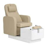 Sillon Elysia SPA pedicure beauty chair beige with illuminated basin professional salon