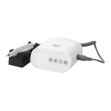 EXO Flux white nail drill machine for professional manicure and pedicure