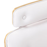 Gabbiano Florence professional hairdresser chair side view in white