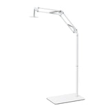 GLOW reguliuojamas UV/LED pedikiūro lempos stovas – baltas; lankstinė svirtis, pirma padėtis