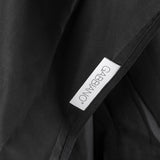 Gabbiano reusable black barber and hairdressing cape – detail view