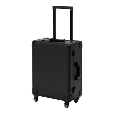 Portable makeup station with illuminated mirror and storage compartments