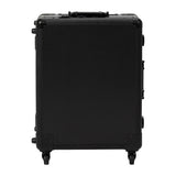 Black makeup artist case with LED mirror and fold-out organiser