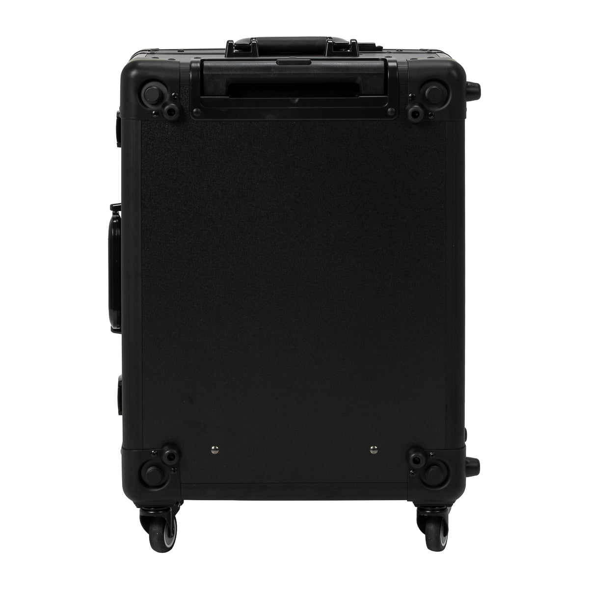 Makeup station mirror with circular LED lights and touch controls