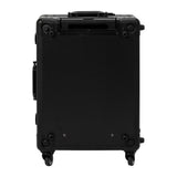 Makeup station mirror with circular LED lights and touch controls