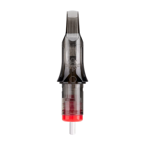 Set of 10 EL CARTEL V2 0.35mm 21RM long taper tattoo cartridges, featuring precise needle configuration for detailed work.