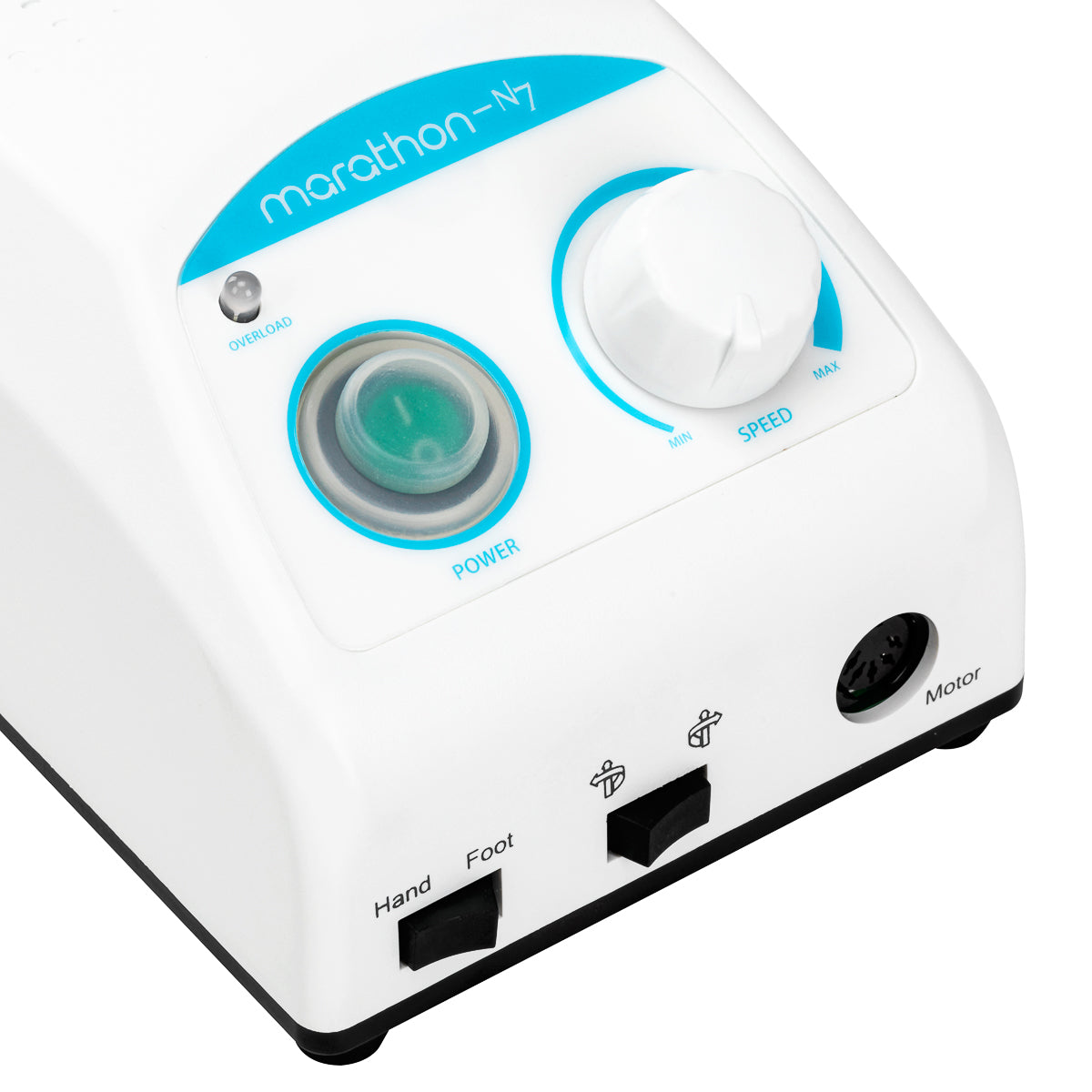 Saeyang Marathon N7 Nagų Freza Su SH37LN – 100W · Valdymo mygtukai