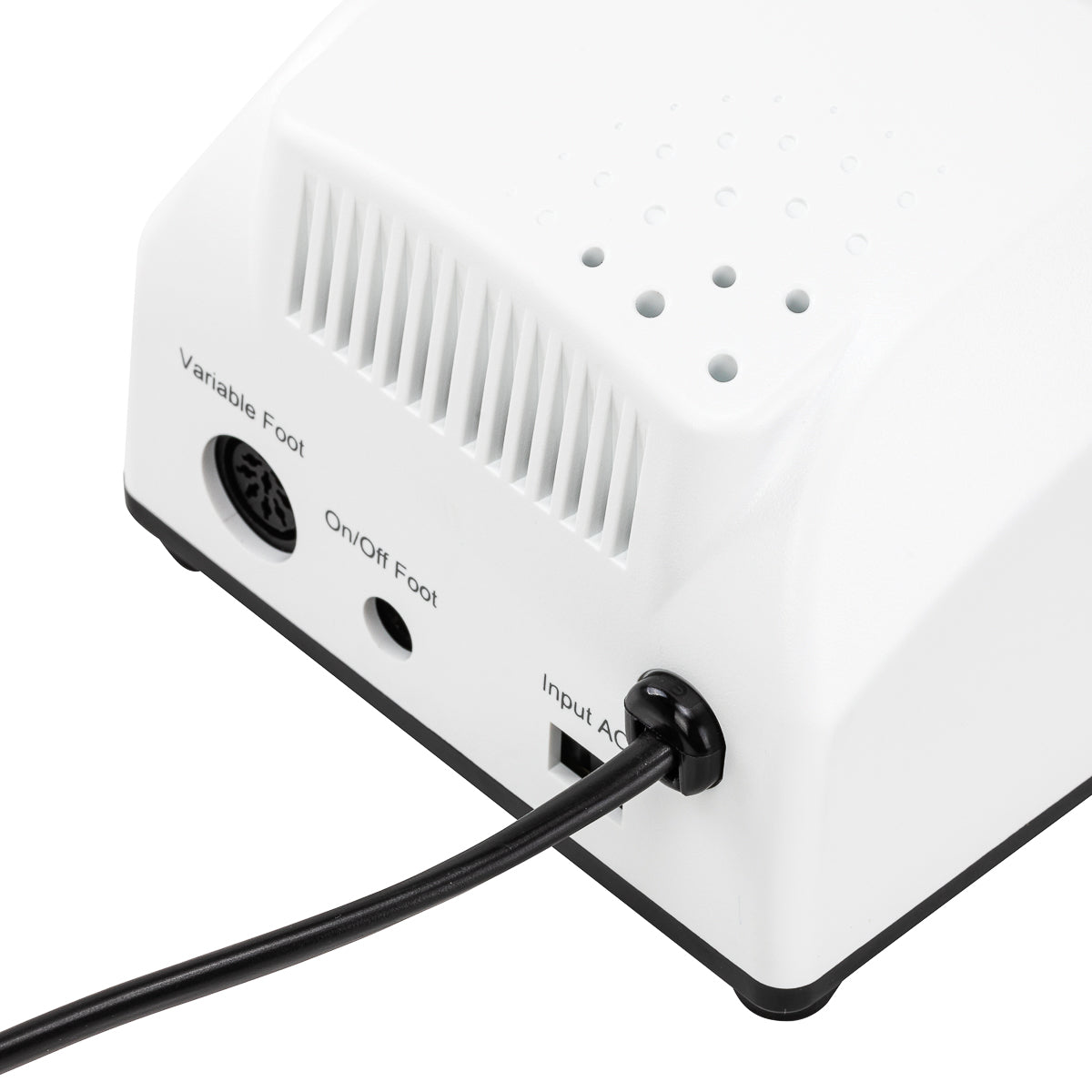 Saeyang Marathon N7 Nagų Freza Su SH37LN – 100W · Prijungimo lizdai