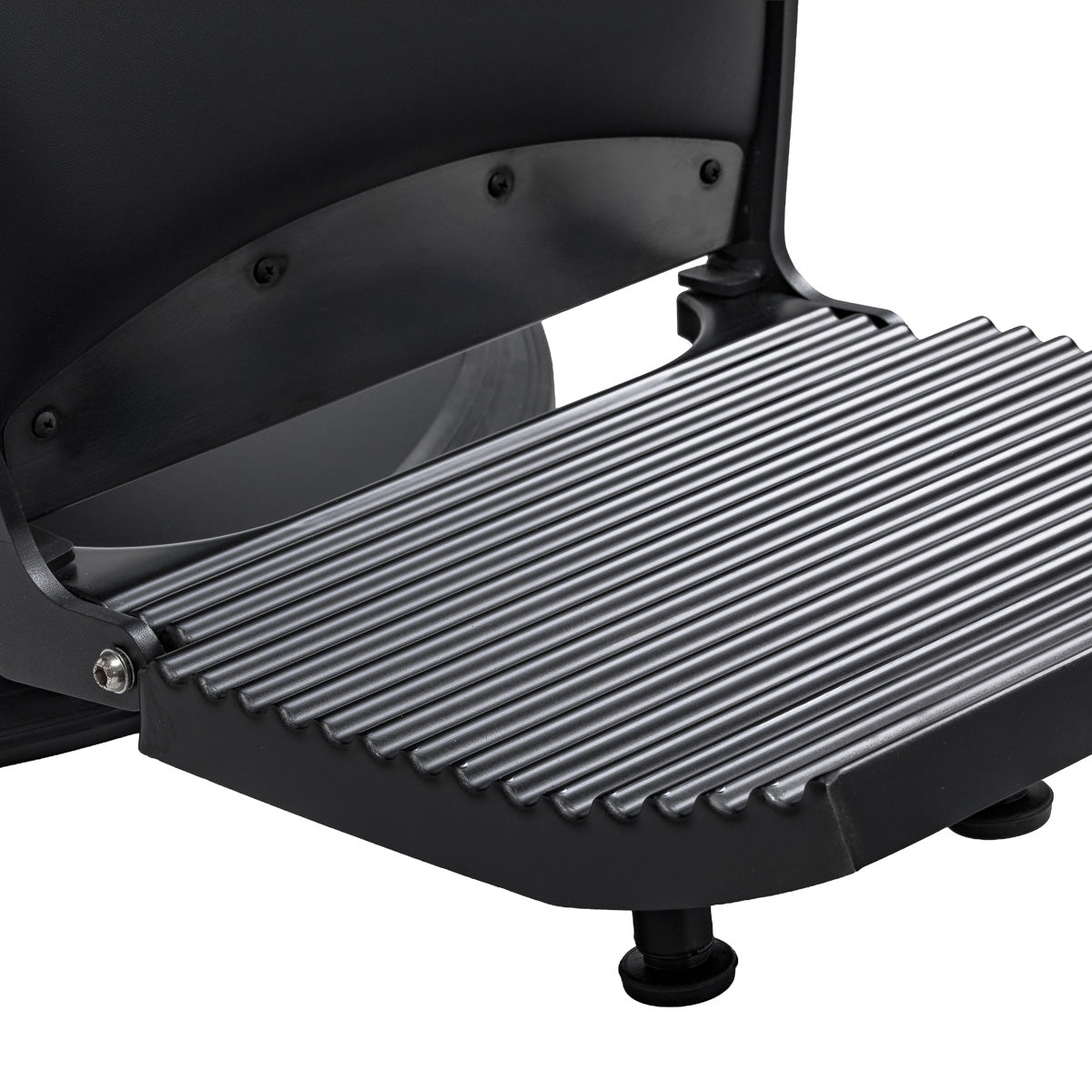 Gabbiano Continental Barberio Kėdė Su Masažu – Juoda · Kojų atramos detalė