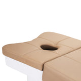 Gabbiano Head Spa 017 beige hair washing bed with cushioned surface and head rest for comfortable hair treatments