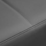 Gabbiano Head Spa 017 hair washing bed in grey with cushioned surface and ergonomic design for comfortable hair treatments.