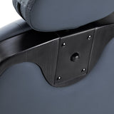 Gabbiano Francesco barber chair with cushioned seat and backrest for professional barber work