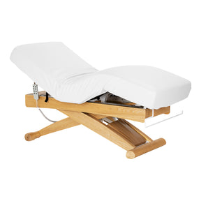 Sillon Siesta Elektrinis SPA Gultas – Baltas, Šviesiai Rudas Pagrindas · Bendras vaizdas
