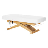 Sillon Siesta Elektrinis SPA Gultas – Baltas, Šviesiai Rudas Pagrindas · Bendras vaizdas
